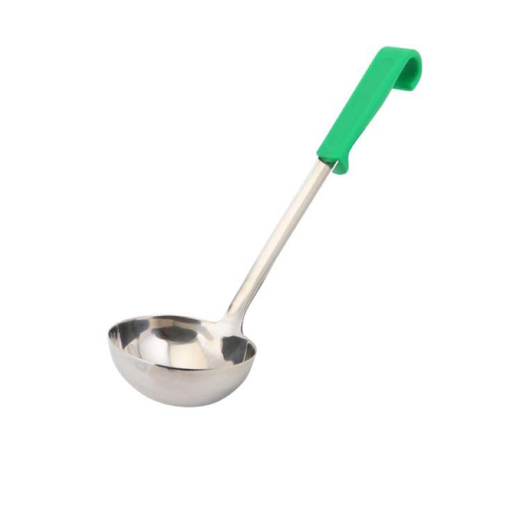 Kitchenware Genware Plastic Handle Soup Ladle Green cap. 196 ml  MAGAZYN UK