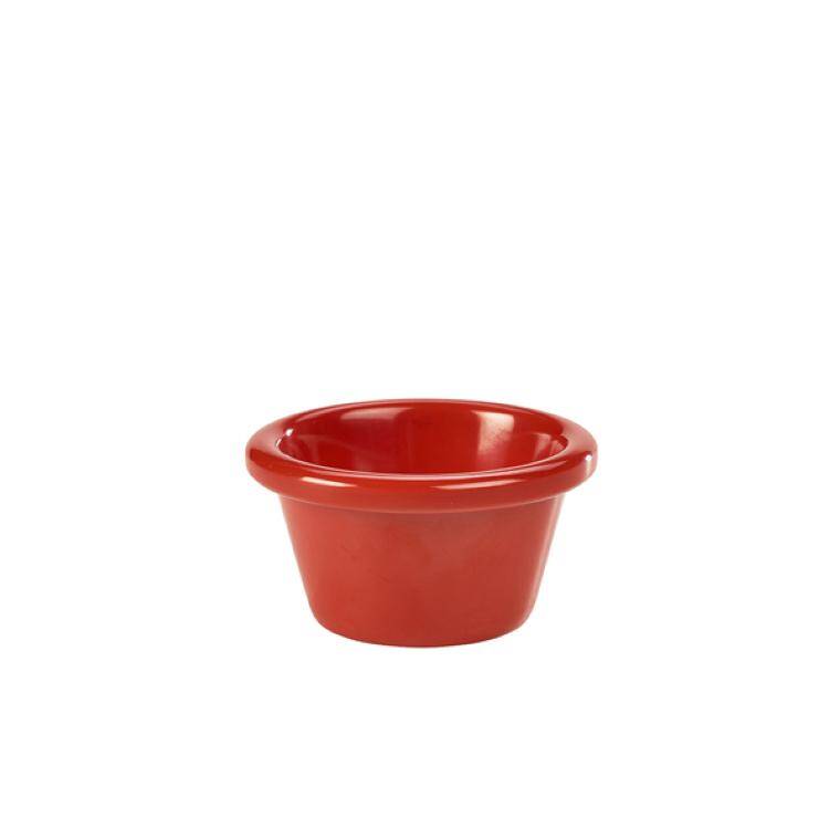 Table Pres Ramekin 2oz Smooth Red cap. 59 ml