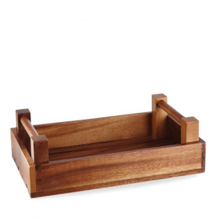 WOOD Rectangular Crate 200x330 mm