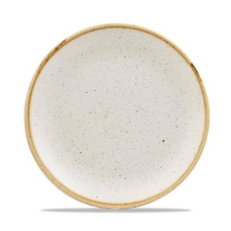 STONECAST BARLEY WHITE Medium Coupe Plate diam. 217 mm