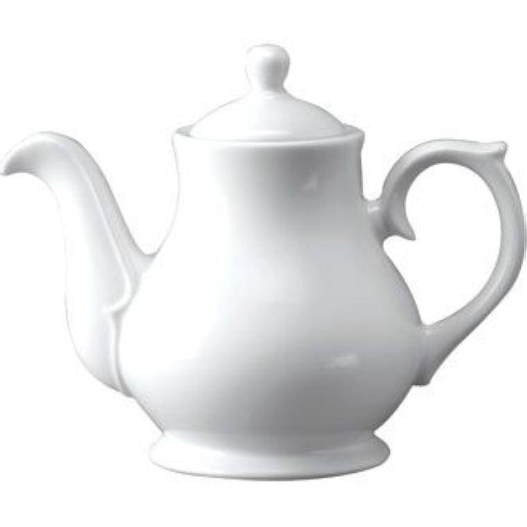 WHITE Sandringham Tea/Coffee Pot cap. 426 ml