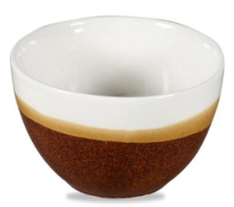 MONOCHROME CINNAMON BROWN Open Sugar Bowl cap. 227 ml