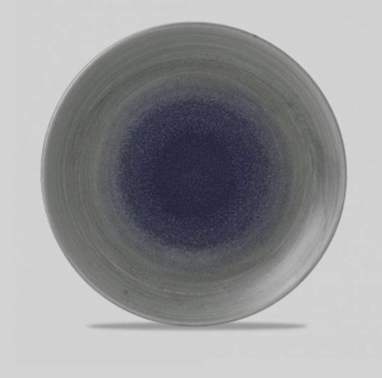 STONECAST AQUEOUS FJORD Deep Coupe Plate diam. 281 mm