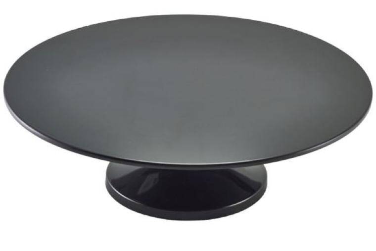 Buffet Black Melamine Cake Stand 33cm/13