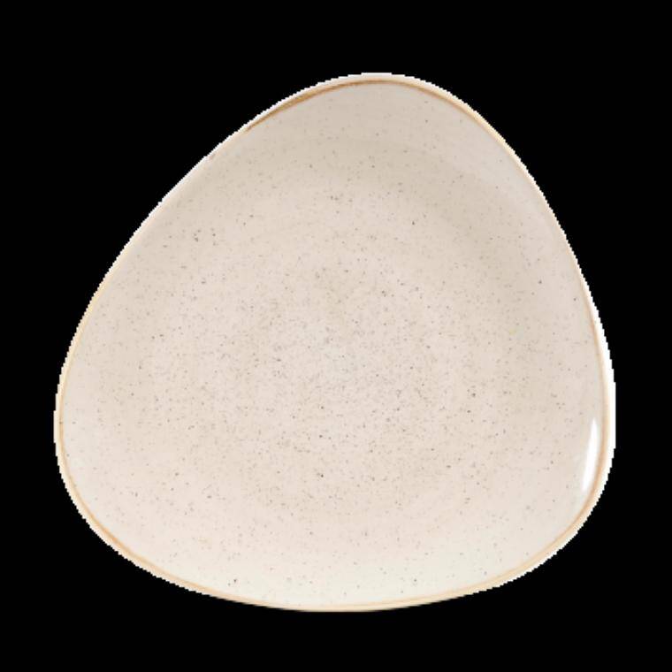 STONECAST NUTMEG CREAM Triangle Plate diam. 265 mm