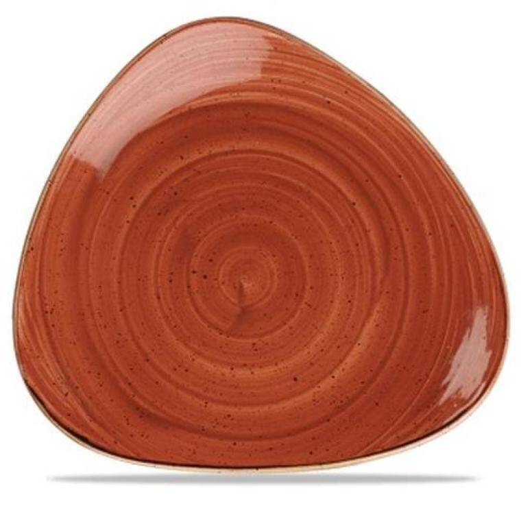 STONECAST SPICED ORANGE TALERZ TRÓJKĄTNY śr 310 mm; szer. 311 mm; CH-SSOSTR12