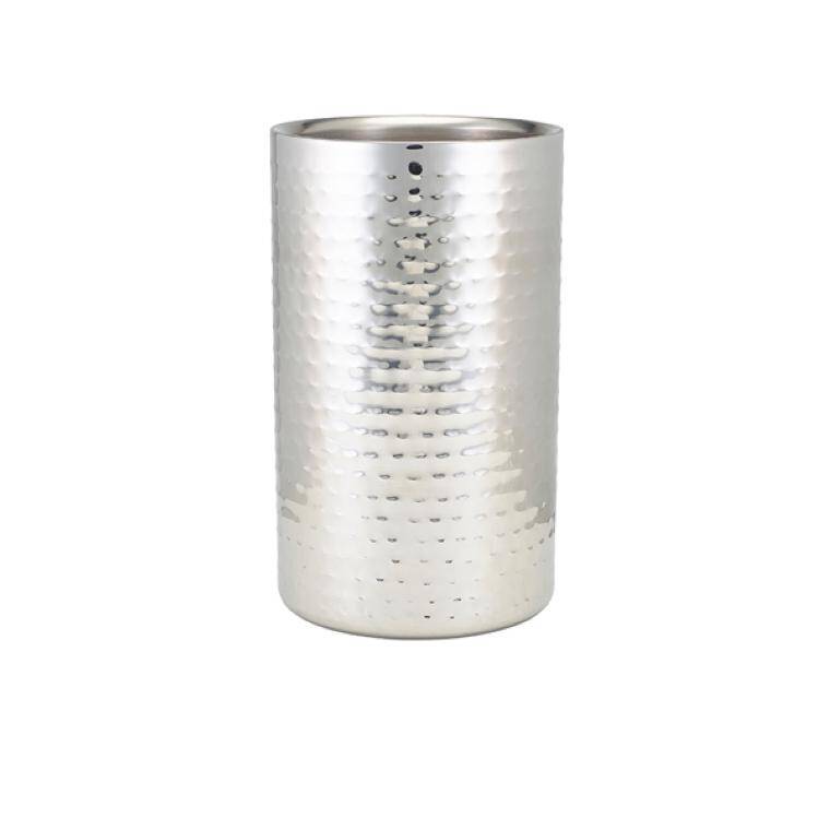 Barware GenWare Hammered Stainless Steel Wine Cooler diam. 120 mm