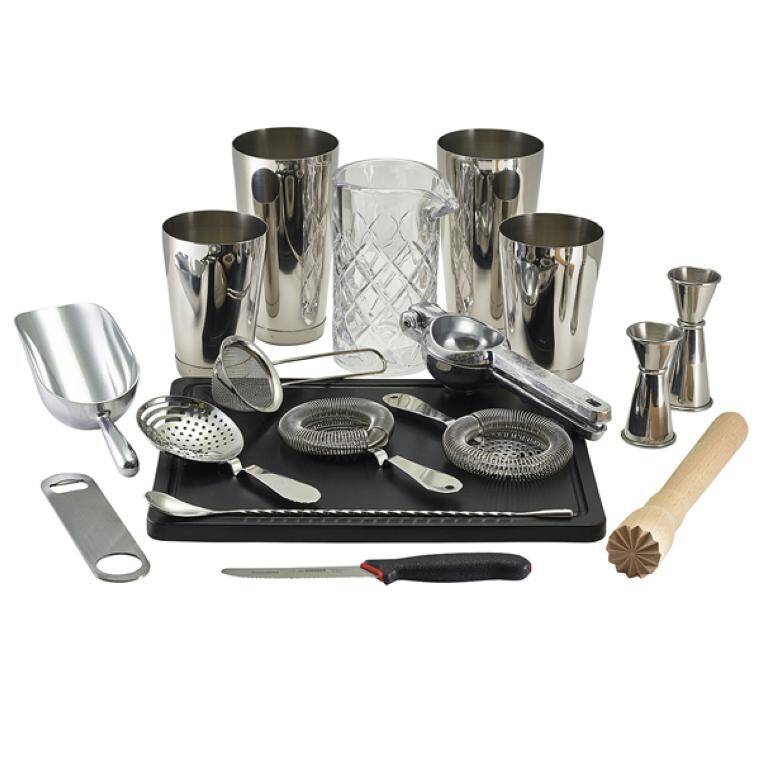 Barware Cocktail Bar Kit - 18 Piece 350x455 mm