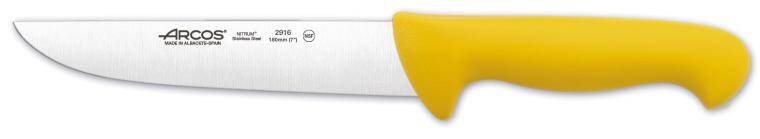 2900 BUTCHER KNIFE YELLOW 180 mm