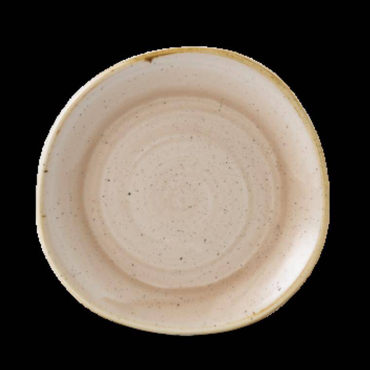 STONECAST NUTMEG CREAM Organic Round Plate diam. 210 mm