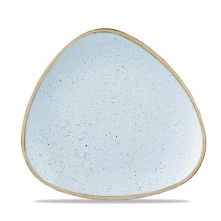 STONECAST DUCK EGG Triangle Plate diam. 229 mm