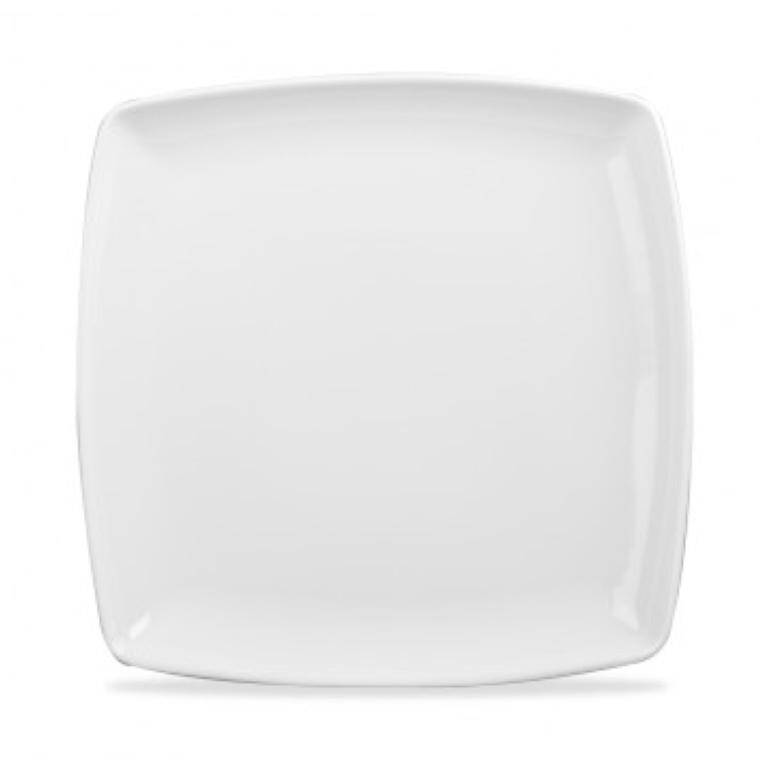 WHITE Deep Square Plate diam. 268 mm