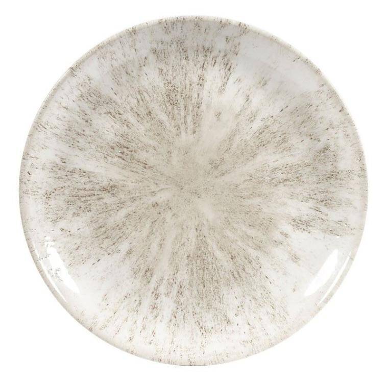 STONE AGATE GREY Large Coupe Plate diam. 288 mm