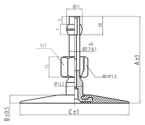 DĘTKA 12.00/5.00-508 PK5A145 Kabat