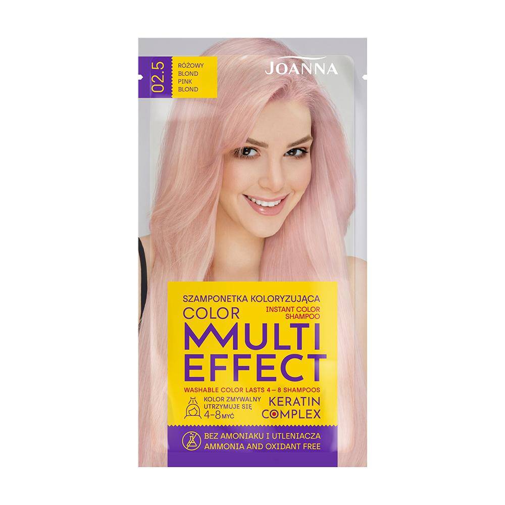 MULTI EFFECT color Szamponetka koloryzująca Różowy blond  /02.5/  (Zdjęcie 1)