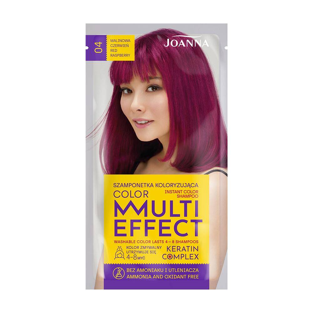 MULTI EFFECT color Szamponetka koloryzująca Malinowa czerwień  /04/ 