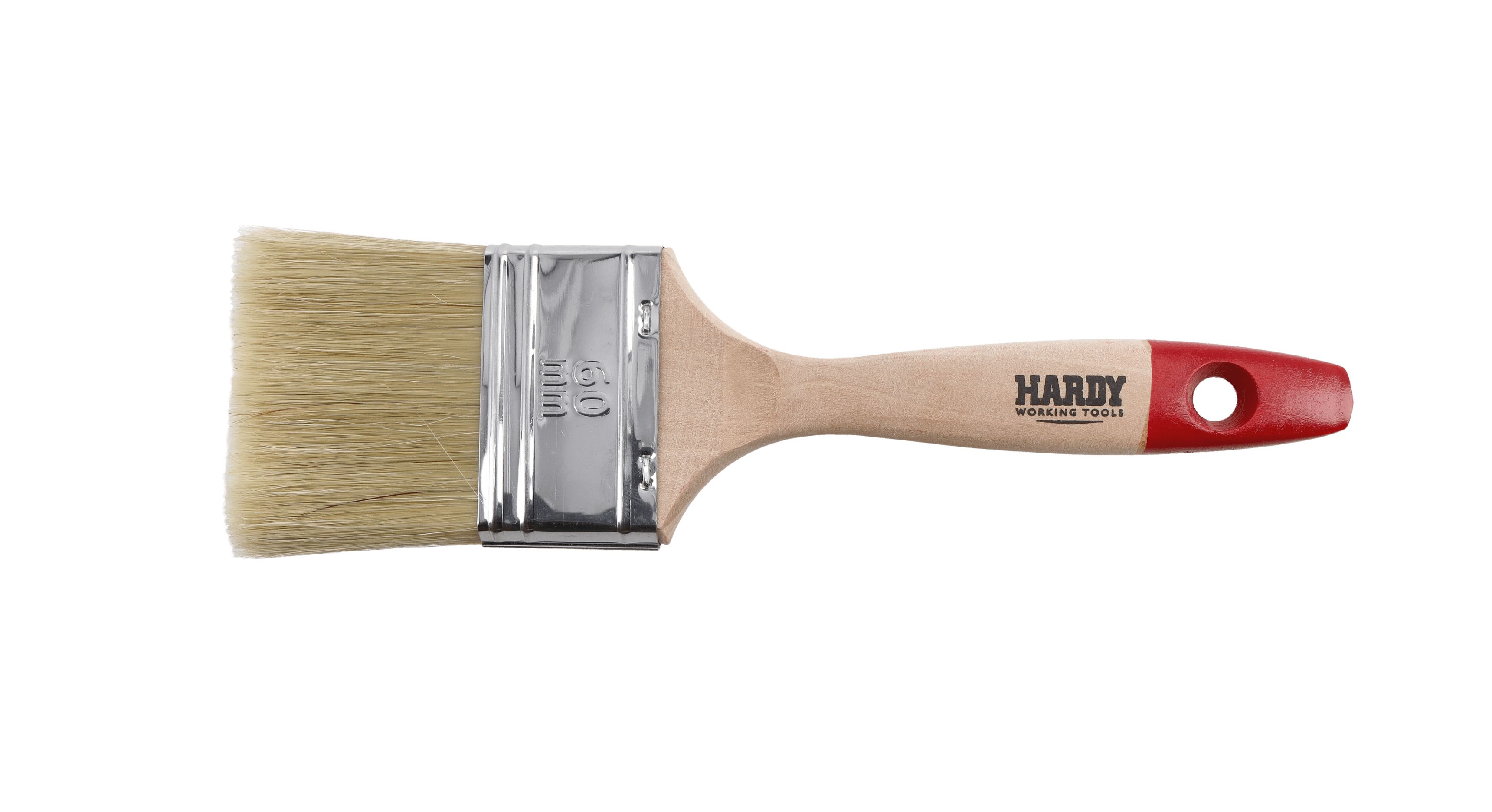 Hardy pędzel płaski 60 mm, seria *36*, szczecina naturalna TOPS 90%, uchwyt drewniany