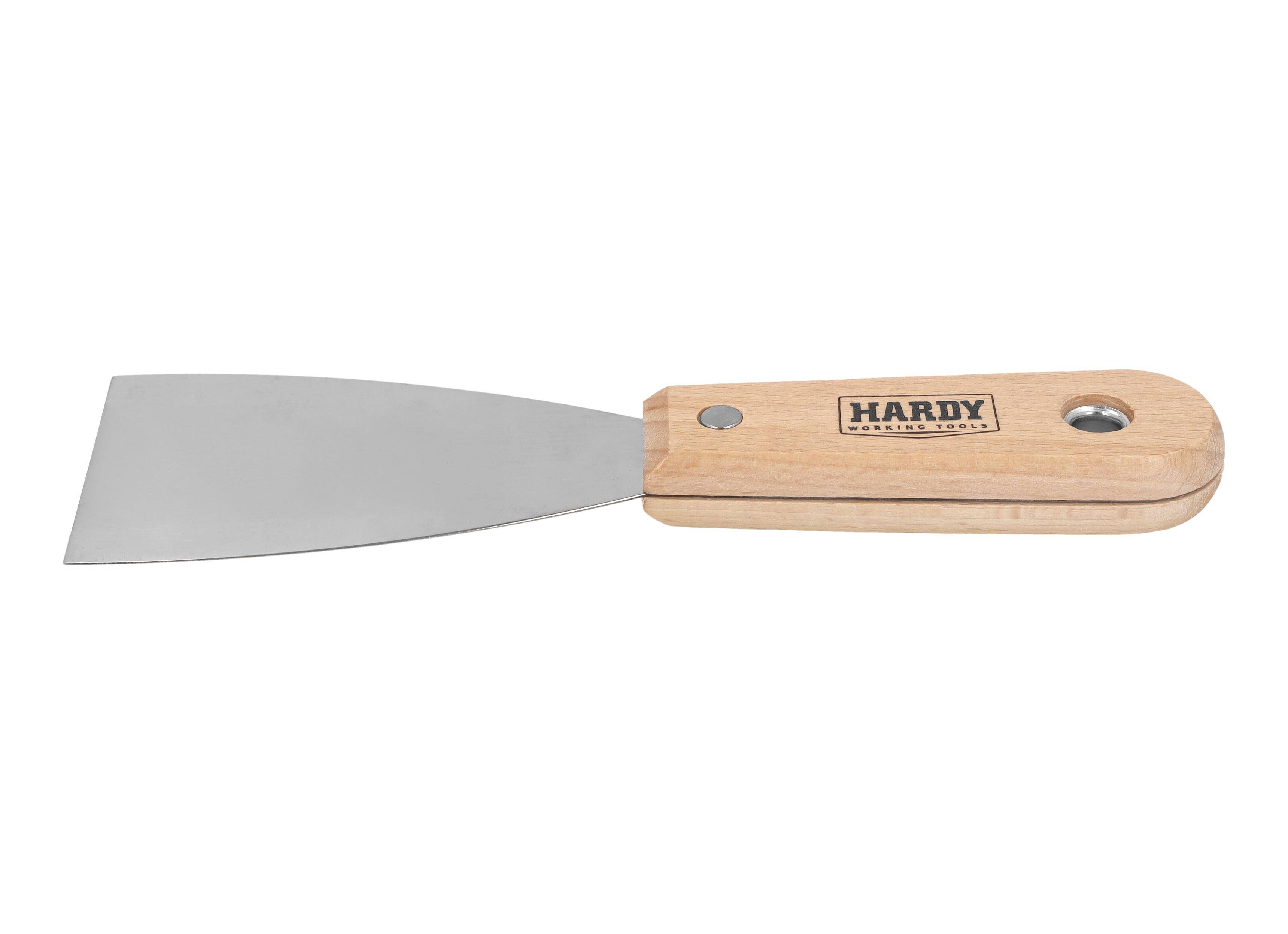 Hardy szpachelka malarska seria *84*, stal nierdzewna, szer. 6 cm, rączka drewniana