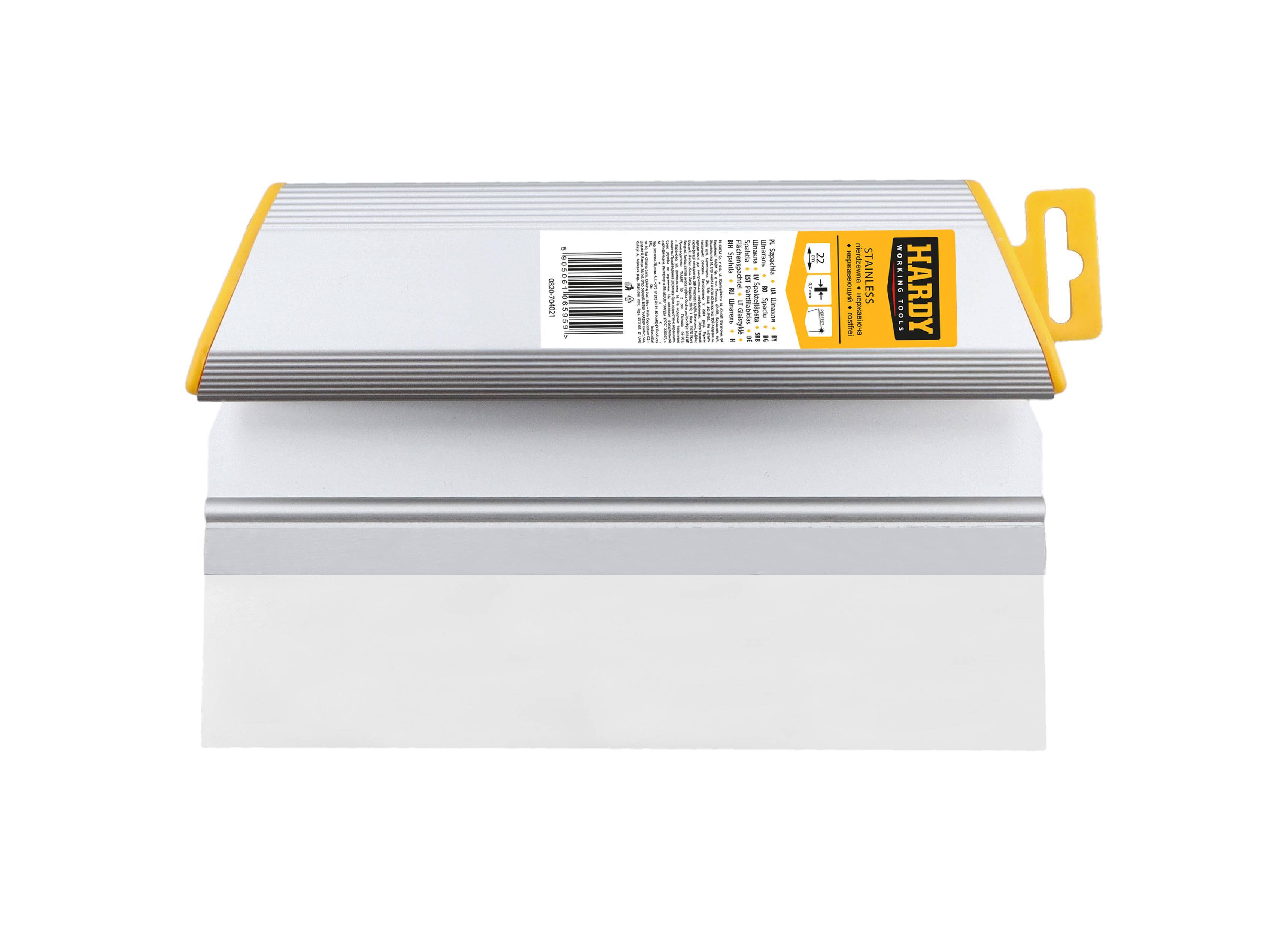 Hardy szpachla do gładzi Komfort seria *70*, szer. 22 cm, uchwyt aluminiowy