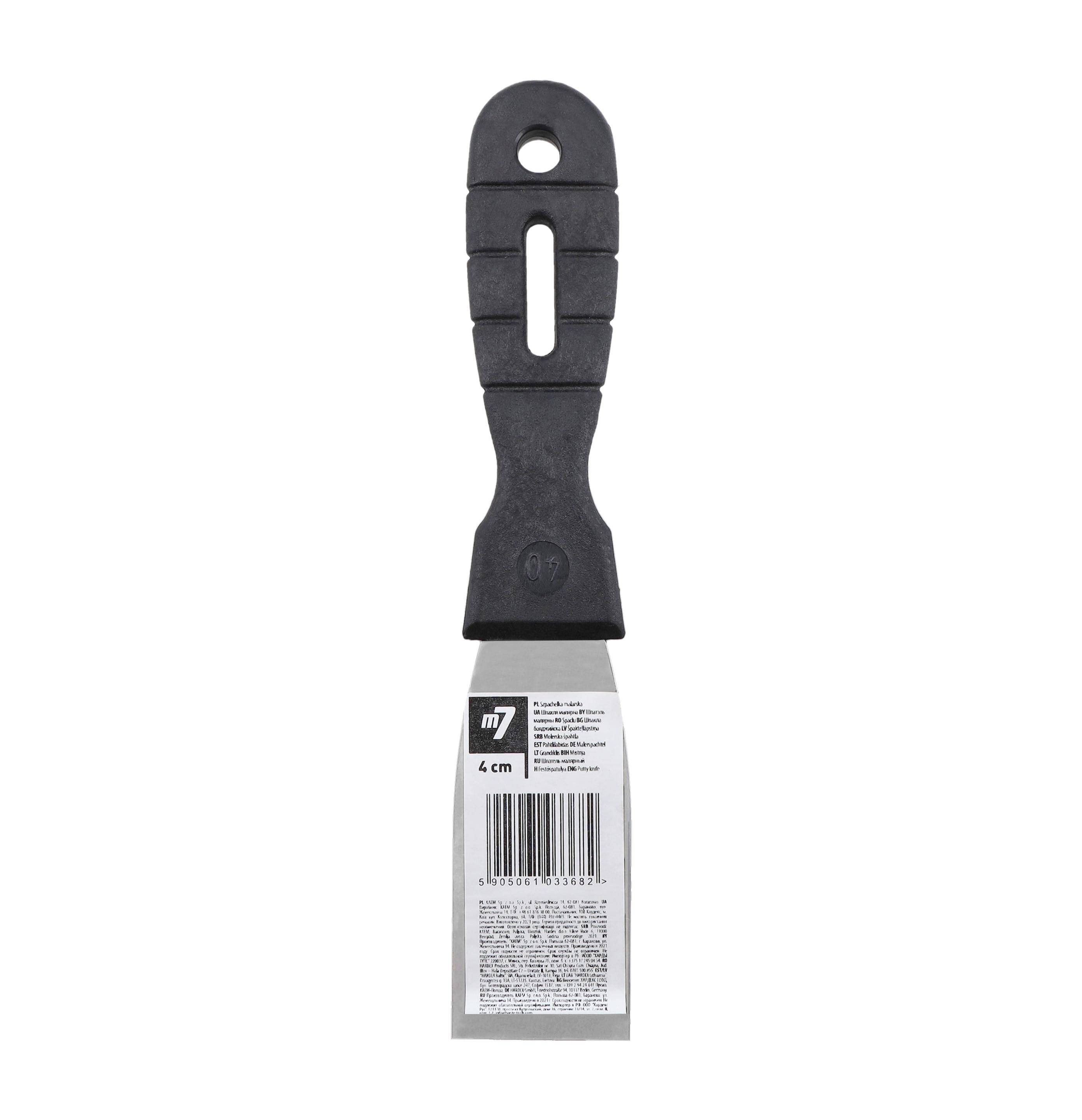 M7 szpachelka malarska seria *72*, szer. 4 cm, rączka plastikowa