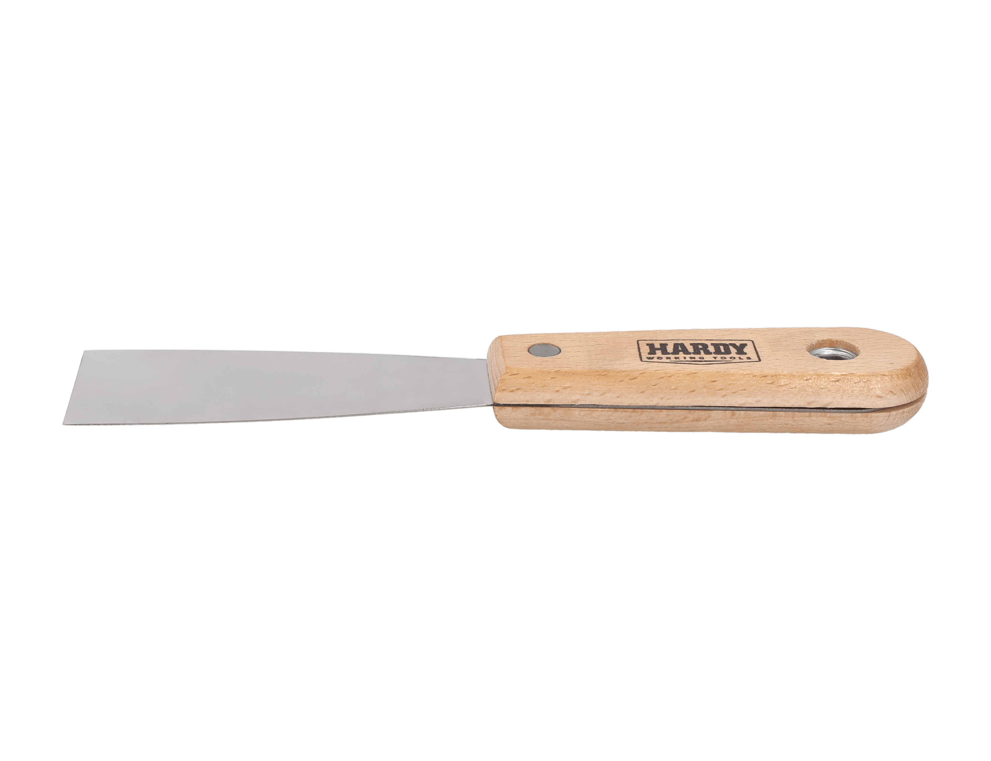 Hardy szpachelka malarska seria *84*, stal nierdzewna, szer. 4 cm, rączka drewniana