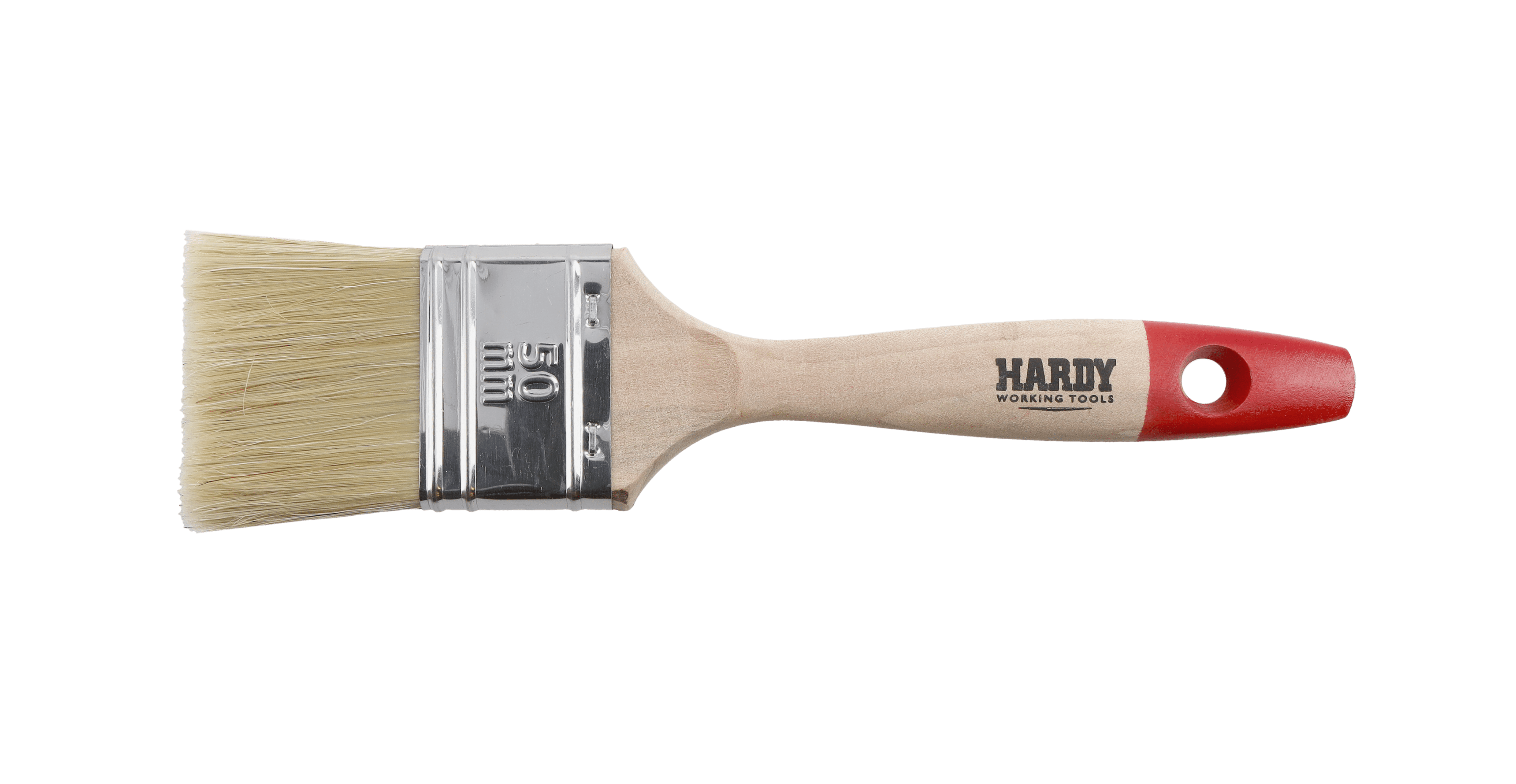 Hardy pędzel płaski 50 mm, seria *36*, szczecina naturalna TOPS 90%, uchwyt drewniany