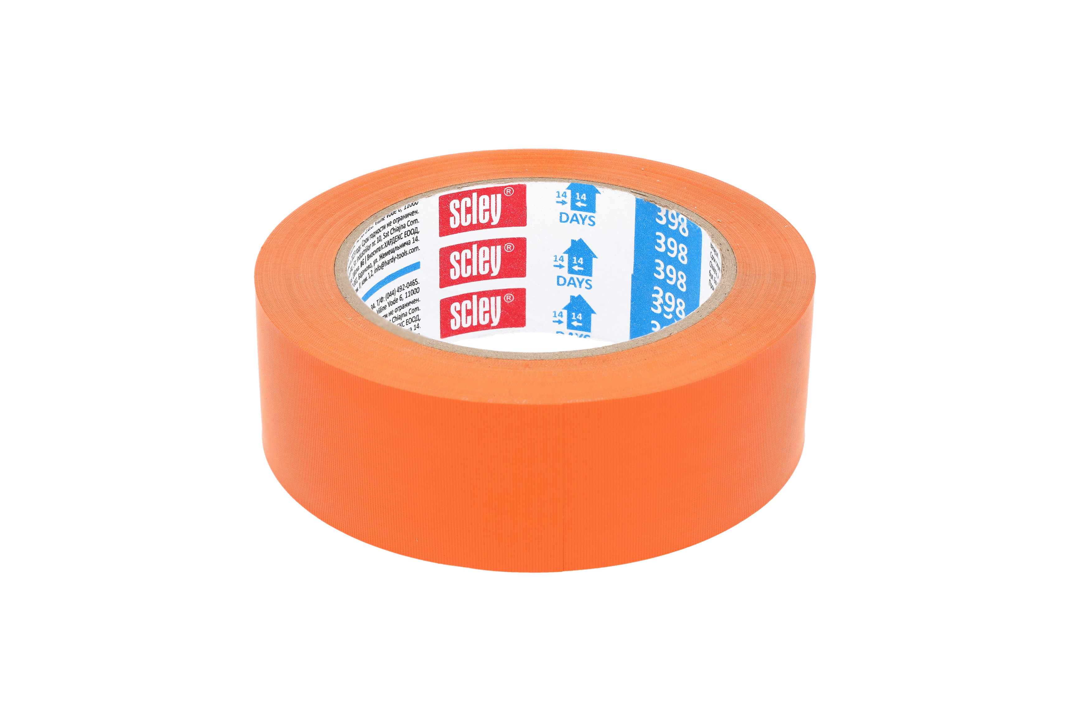 Scley taśma ochronna PVC *398*, tynkarska karbowana, pomarańczowa, 38 mm x 33 m