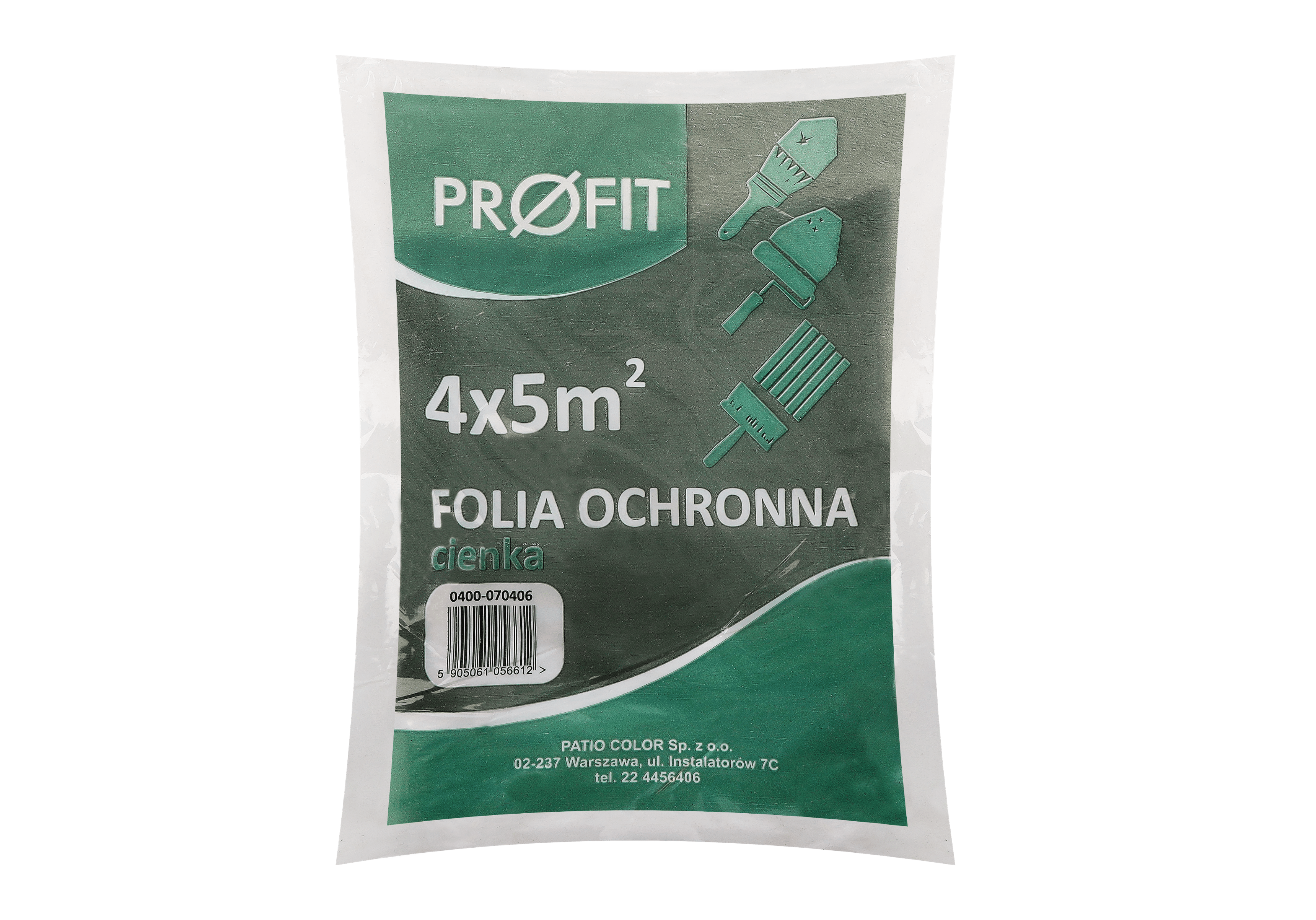 Profit folia ochronna HPDE 4 x 5 m, gr. 0,005 mm