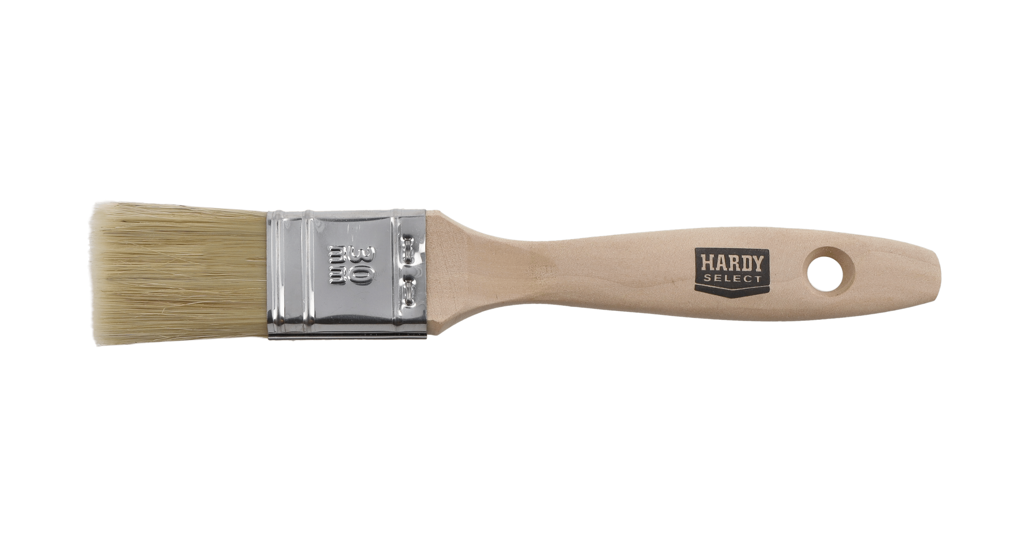 Hardy Select pędzel płaski 30 mm, seria *50*, mieszanka szczeciny i włosia syntetycznego Naturmix, uchwyt drewniany