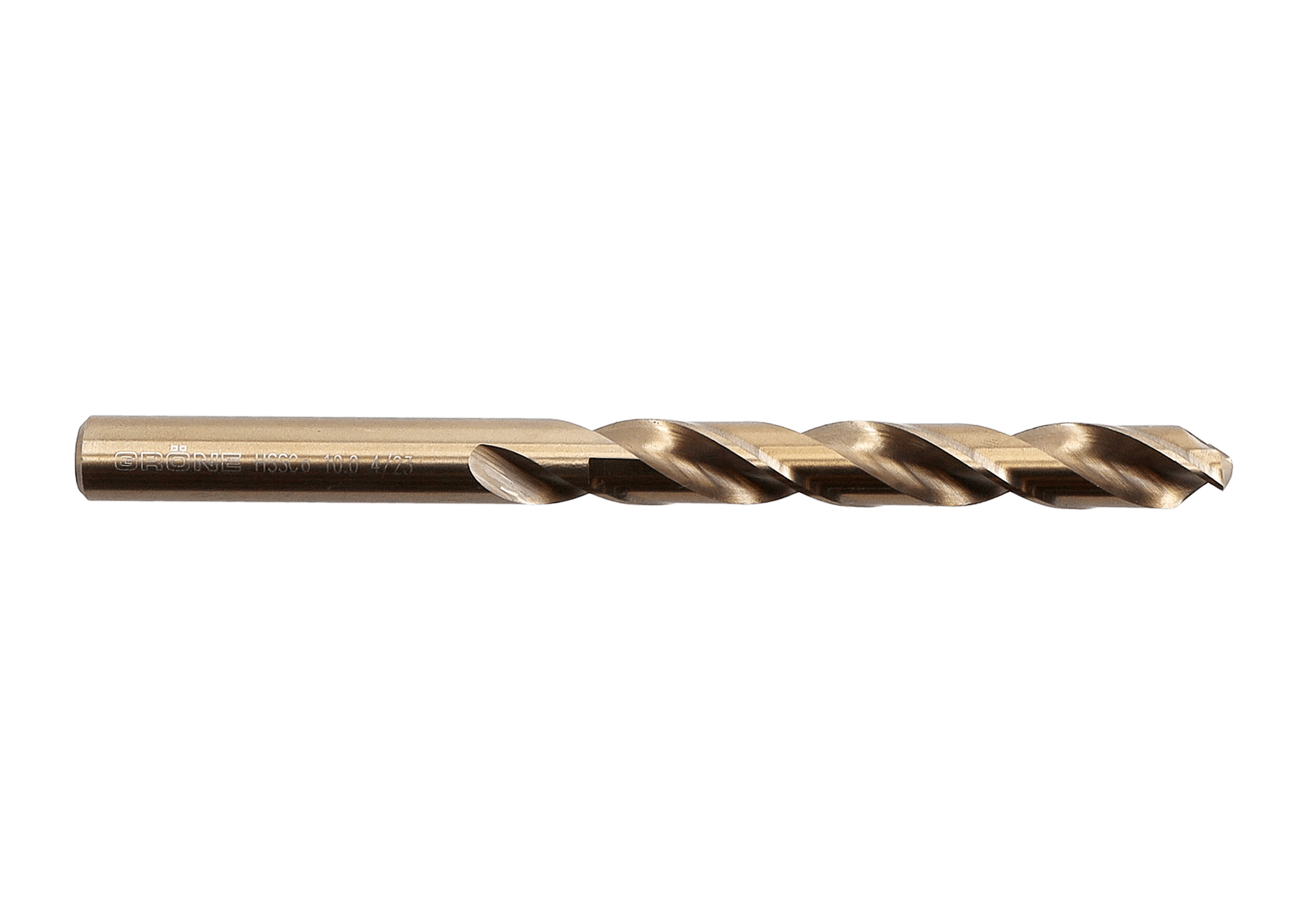Gröne wiertło do metalu HSS Co, Ø 10 mm, DIN 338, op. 5 szt. tuba PP