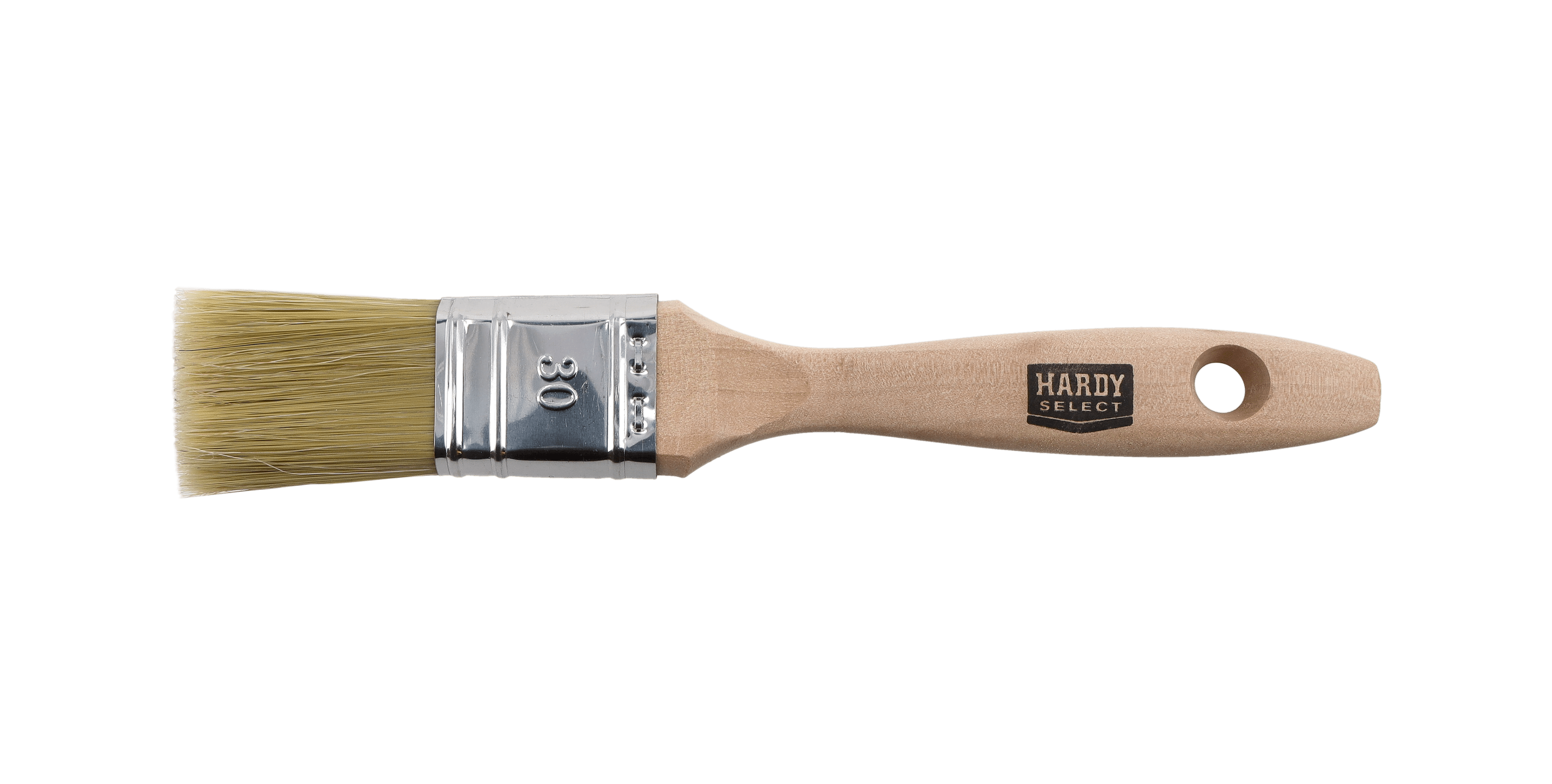 Hardy Select pędzel płaski 30 mm, seria *54*, mieszanka szczeciny i włosia syntetycznego Naturmix 3, uchwyt drewniany