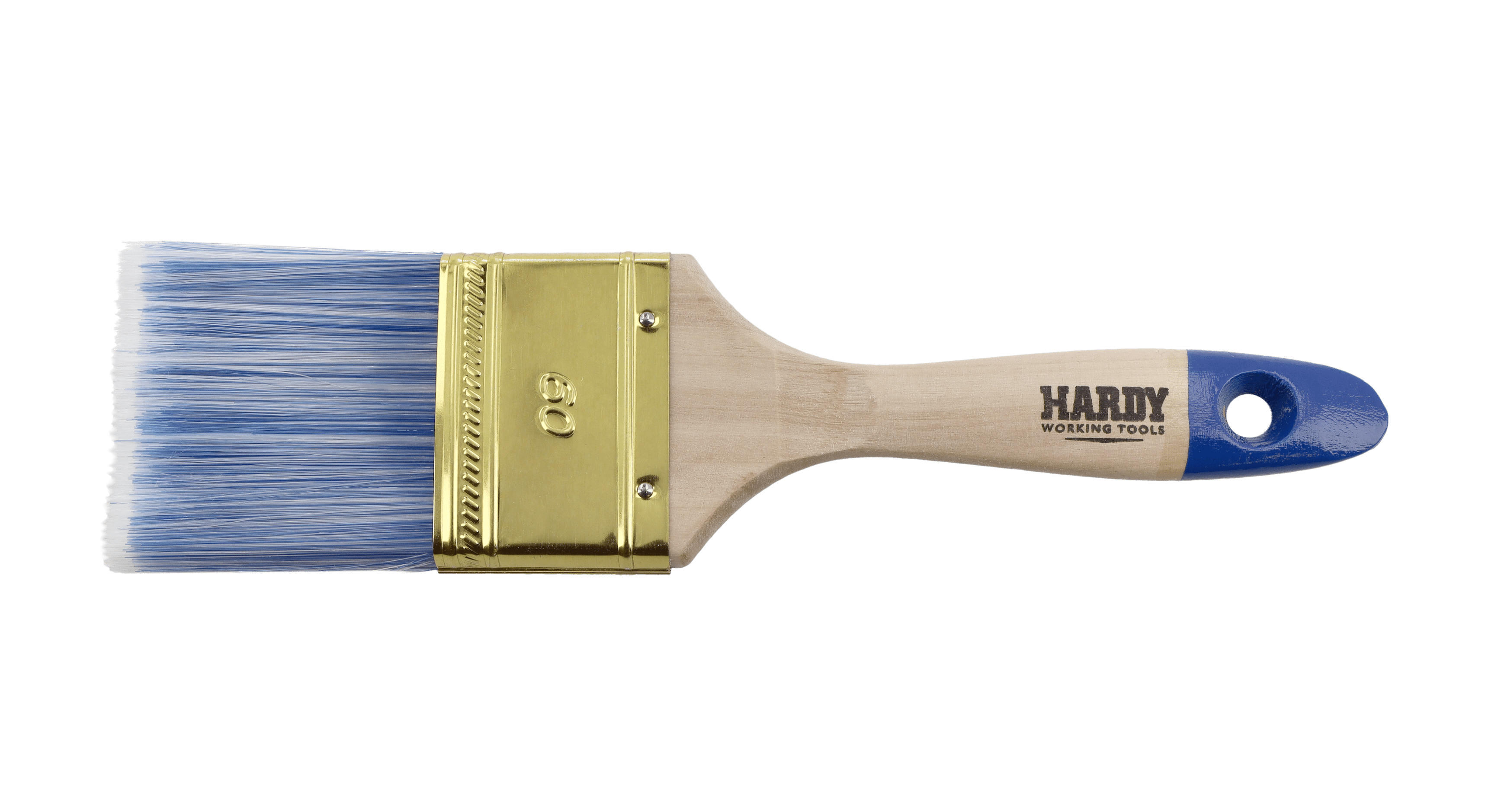 Hardy pędzel płaski 60 mm, seria *42*,  włosie syntetyczne, uchwyt drewniany