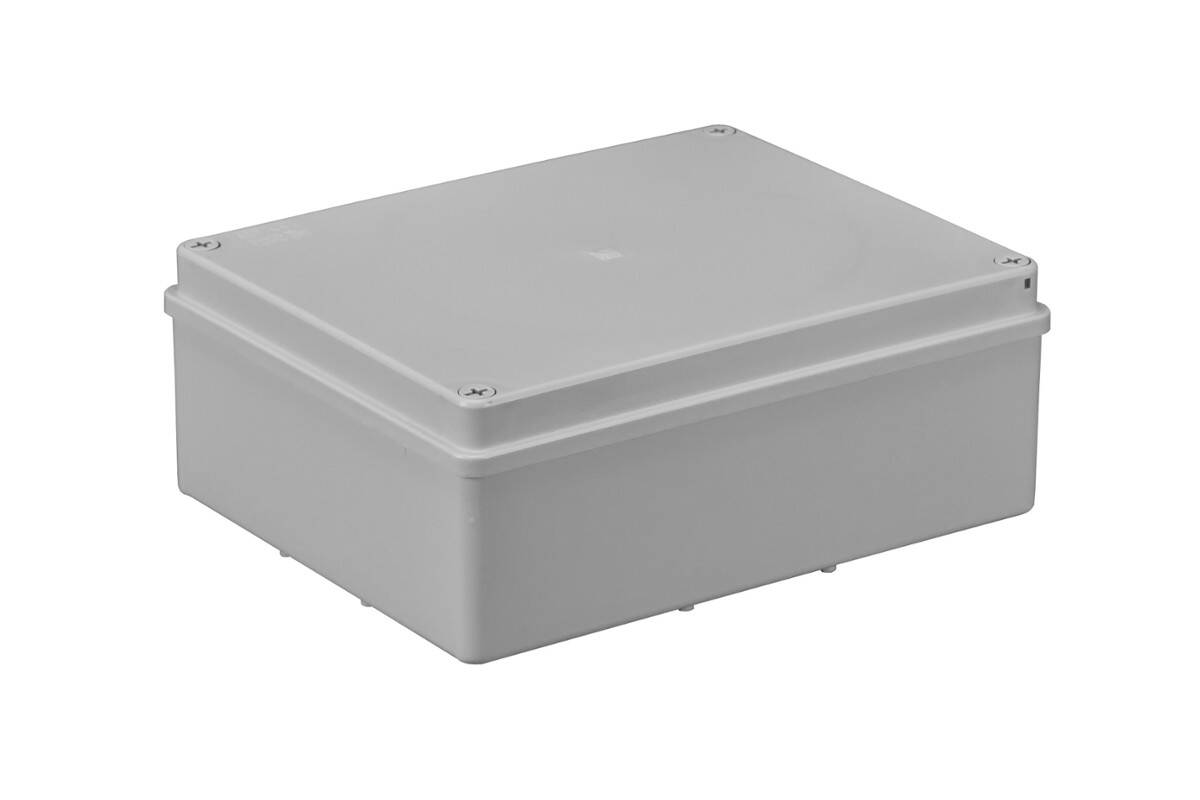 PUSZKA NT W=240mm S=190mm G=90mm IP65 ABS SZARY BEZHALOGENOWA