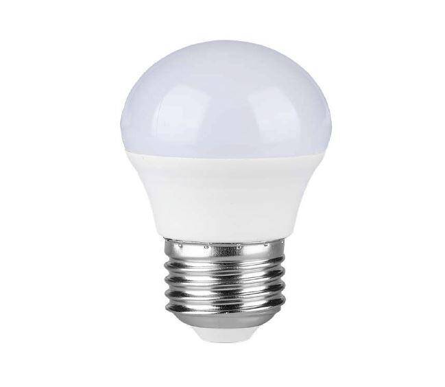 LAMPA LED SMD KULKA P45 4,5W 180 ST. E27 230V 3000K 470 lm