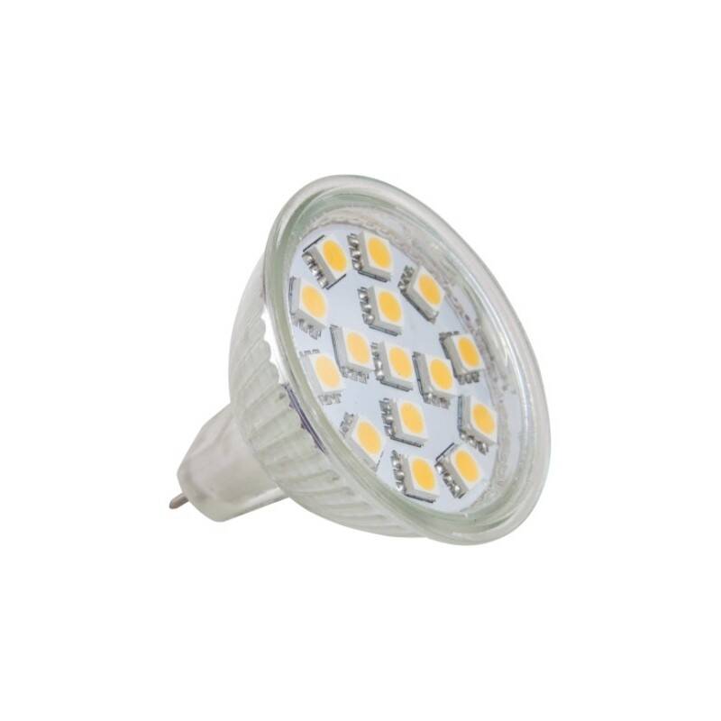 LAMPA LED SMD MR-16 4,5W 120 ST. GU5,3 12V 3000K 300 lm