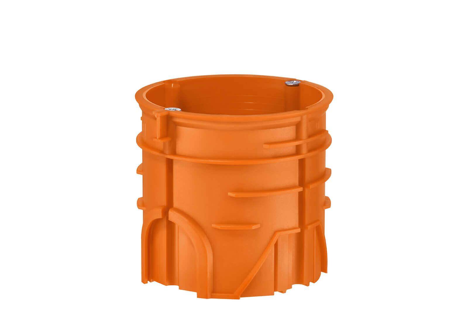 PUSZKA PT FI60mm GŁĘBOKA Z WKRĘTAMI POLIPROPYLEN