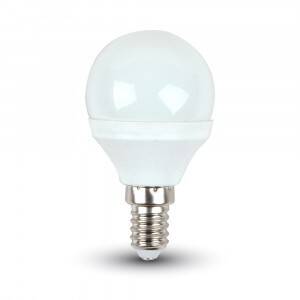 LAMPA LED SMD KULKA P45 4W 180 ST. E14 230V 3000K 320 lm