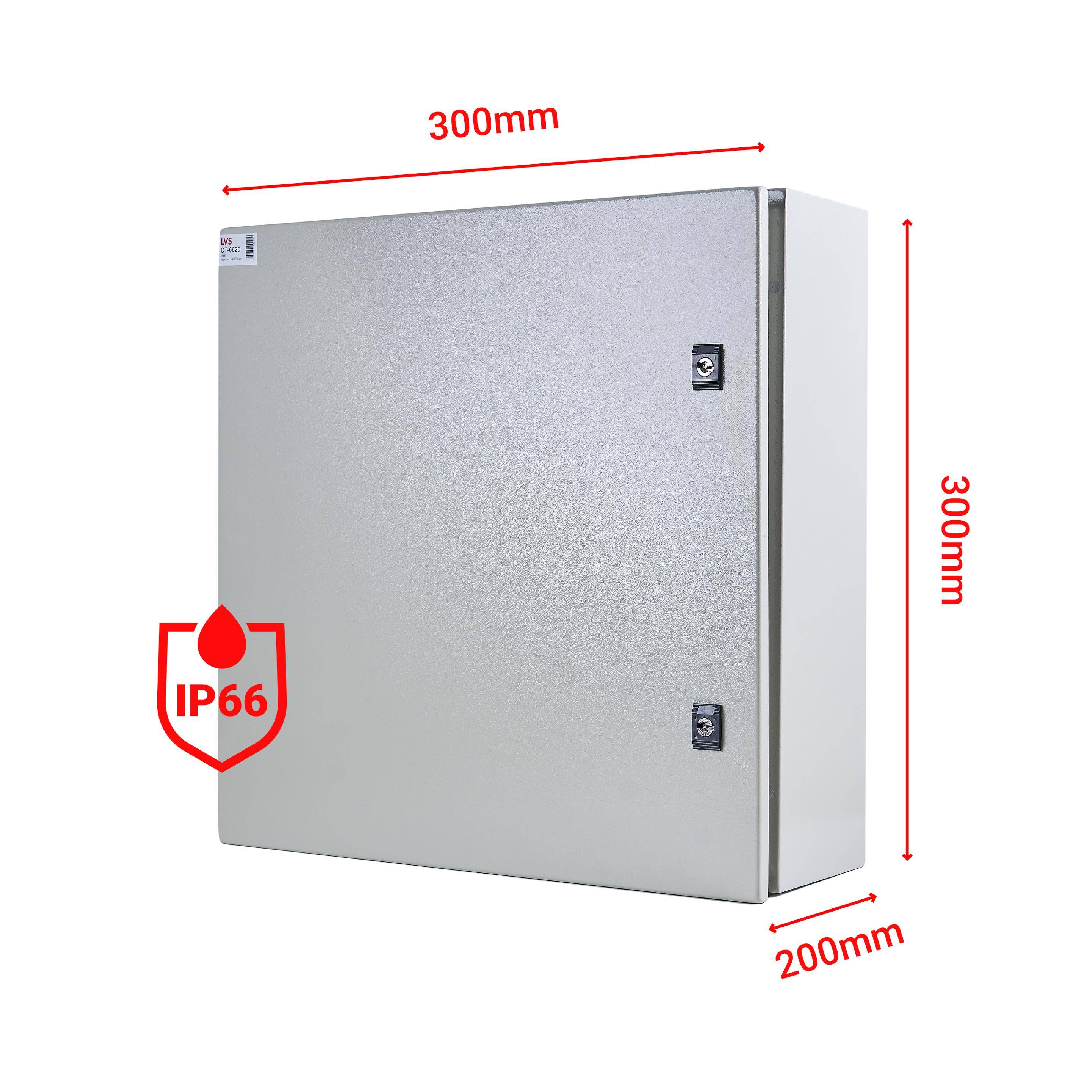 OBUDOWA NT W=300mm S=300mm G=200mm IP66 DRZWI PEŁNE Z PM BLACHA STALOWA