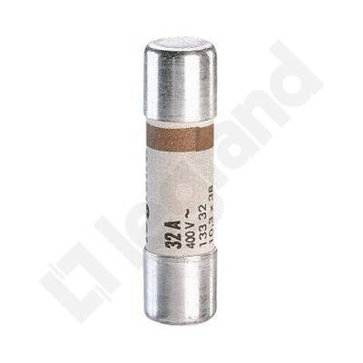 WKŁADKA TOPIKOWA CYLINDRYCZNA ZWŁOCZNA gG 10x38 32A 250V