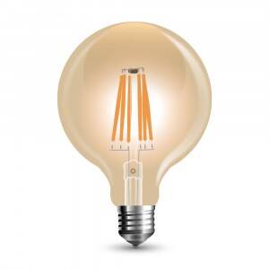 LAMPA LED FILAMENT GLOB G95 6W 300 ST. E27 230V 2200K 300 lm DIMM