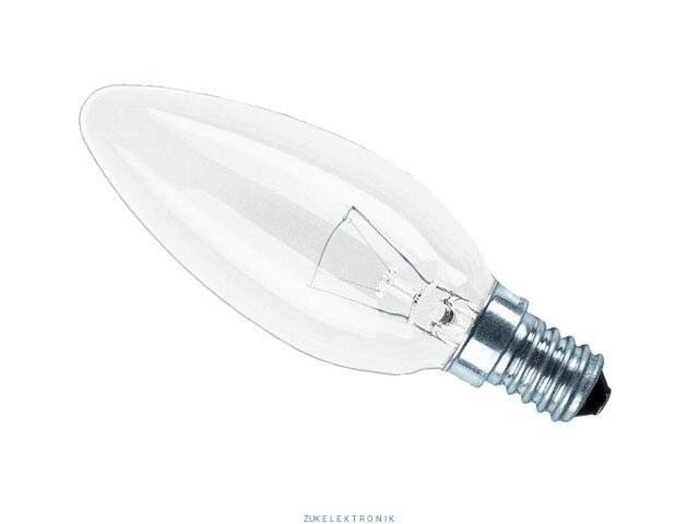 LAMPA SPECJALISTYCZNA ŻAROWA WYSOKOTEMPERATUROWA B35 60W E14 230V CLEAR