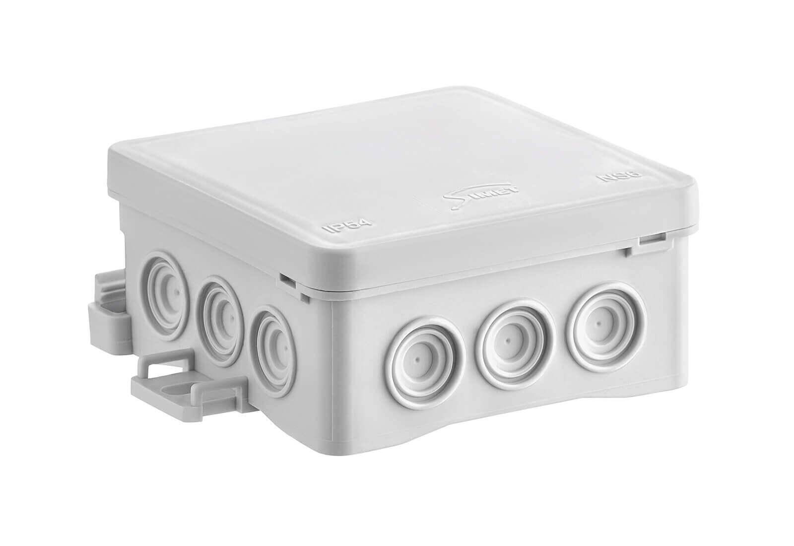 PUSZKA NT W=85mm S=85mm G=40mm IP54 TWORZYWO SZTUCZNE SZARY