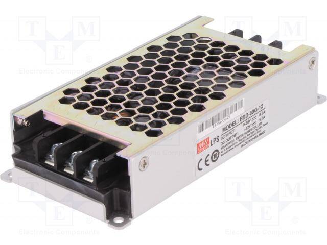 PRZETWORNIK DC-DC 60W Uwej=9-36V Uwyj=24V DC 2,5A