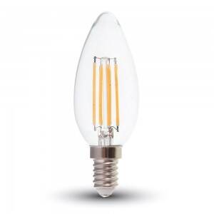LAMPA LED FILAMENT ŚWIECA B35 4W 300 ST. E14 230V 2700K 350 lm DIMM