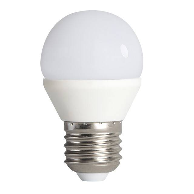 LAMPA LED SMD KULKA P45 6,5W 200 ST. E27 230V 3000K 600 lm klasa F
