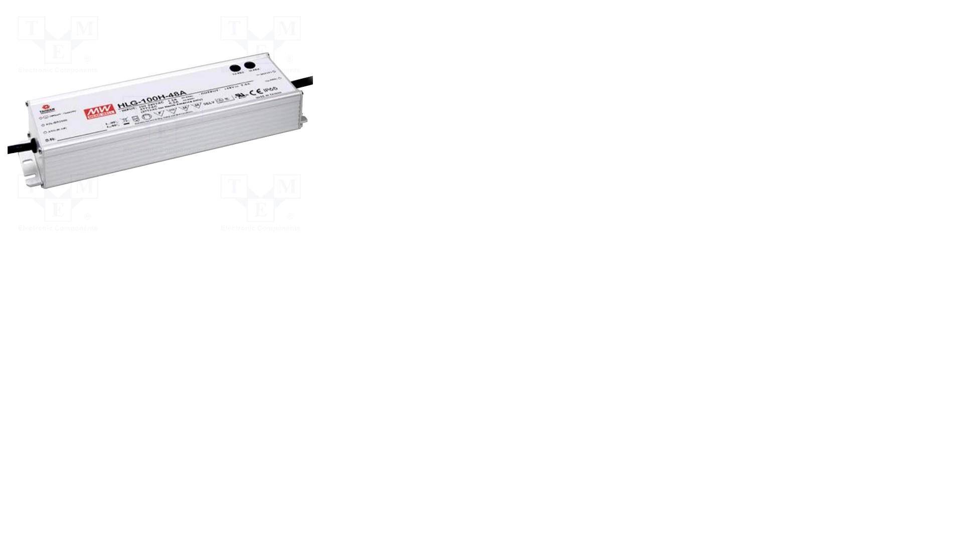 ZASILACZ IMPULSOWY LED 24V DC 96W 2,5-4A 90÷305VAC; 127÷431VDC MOCOWANIE DO PODŁOŻA IP65