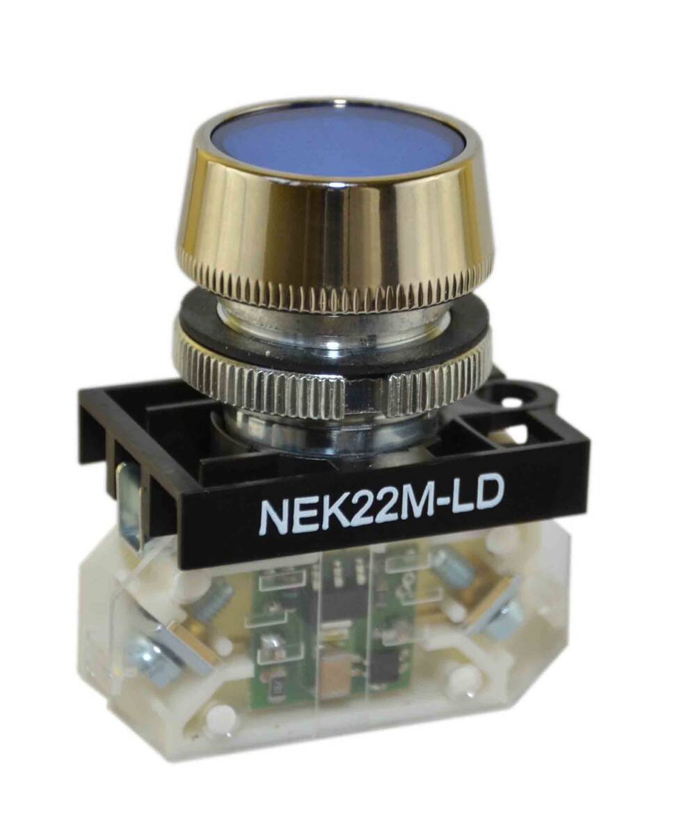 LAMPKA FI22 24...230V AC/DC NIEBIESKI