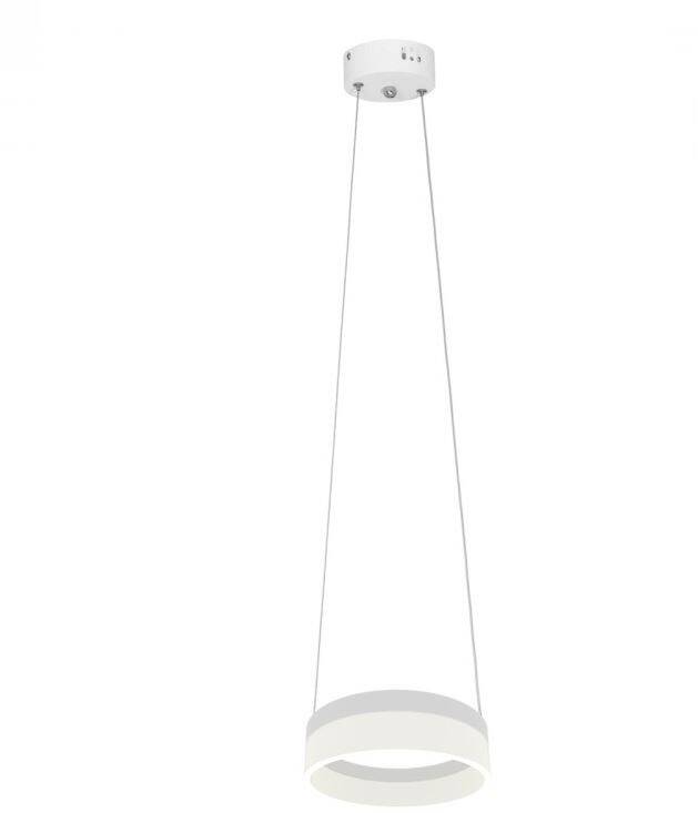 OPRAWA MIESZKANIOWA WISZĄCA LED 12W 840 lm IP20 230V 4000K BIAŁY