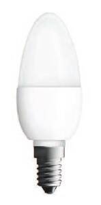 LAMPA LED SMD ŚWIECA B35 6W 115 ST. E14 230V 2700K 470 lm