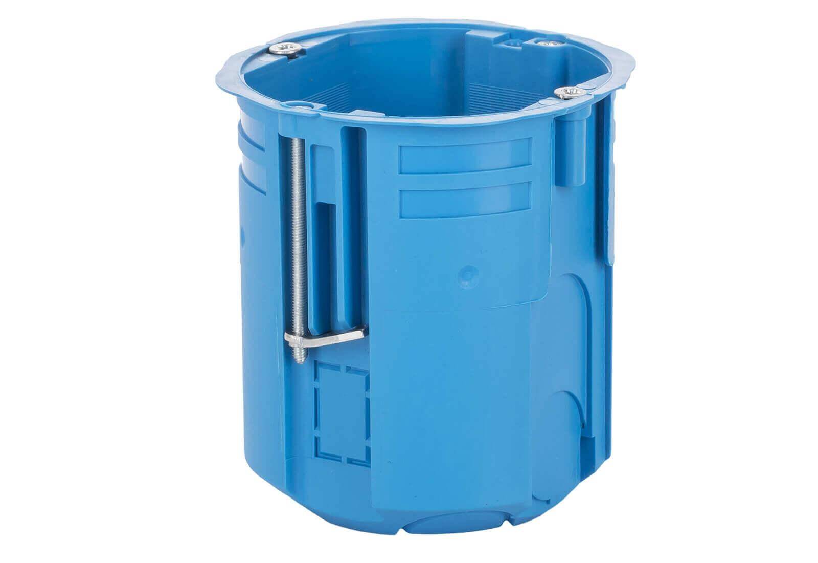 PUSZKA PT FI60mm G=81mm SUPERGŁĘBOKA DO ŚCIAN PUSTYCH Z WKRĘTAMI SAMOGASNĄCA